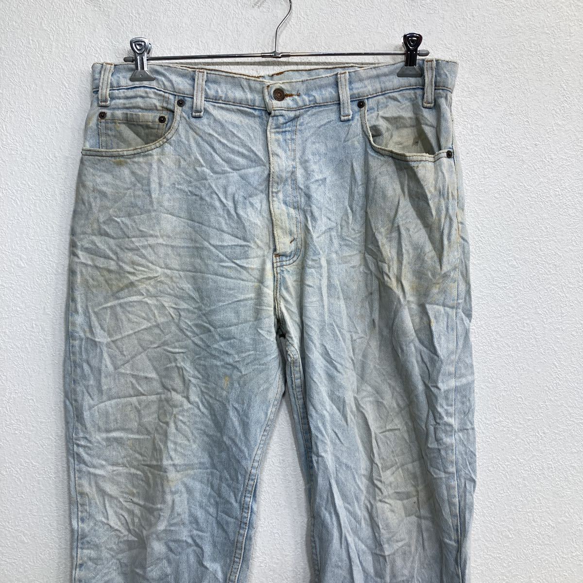 【中古】【古着】 Levi's 540 デニムパンツ W38 リーバイス リラックスフィット ビッグサイズ ライトブルー USA製 古着卸 アメリカ仕入 2304-1090