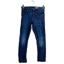 【中古】【古着】 & DENIM デニムパンツ W30 レディース ネイビー 古着卸 アメリカ仕入 2304-1573
