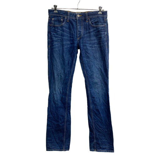 【中古】【古着】 JACK & JONES デニムパンツ W33 ジャックジョーンズ ボタンフライ ネイビー 古着卸 アメリカ仕入 2304-1685 【中古】【古着】 JACK & JONES デニムパンツ W33 ジャックジョーンズ ボタンフライ ネイビー 古着卸 アメリカ仕入 2304-1685