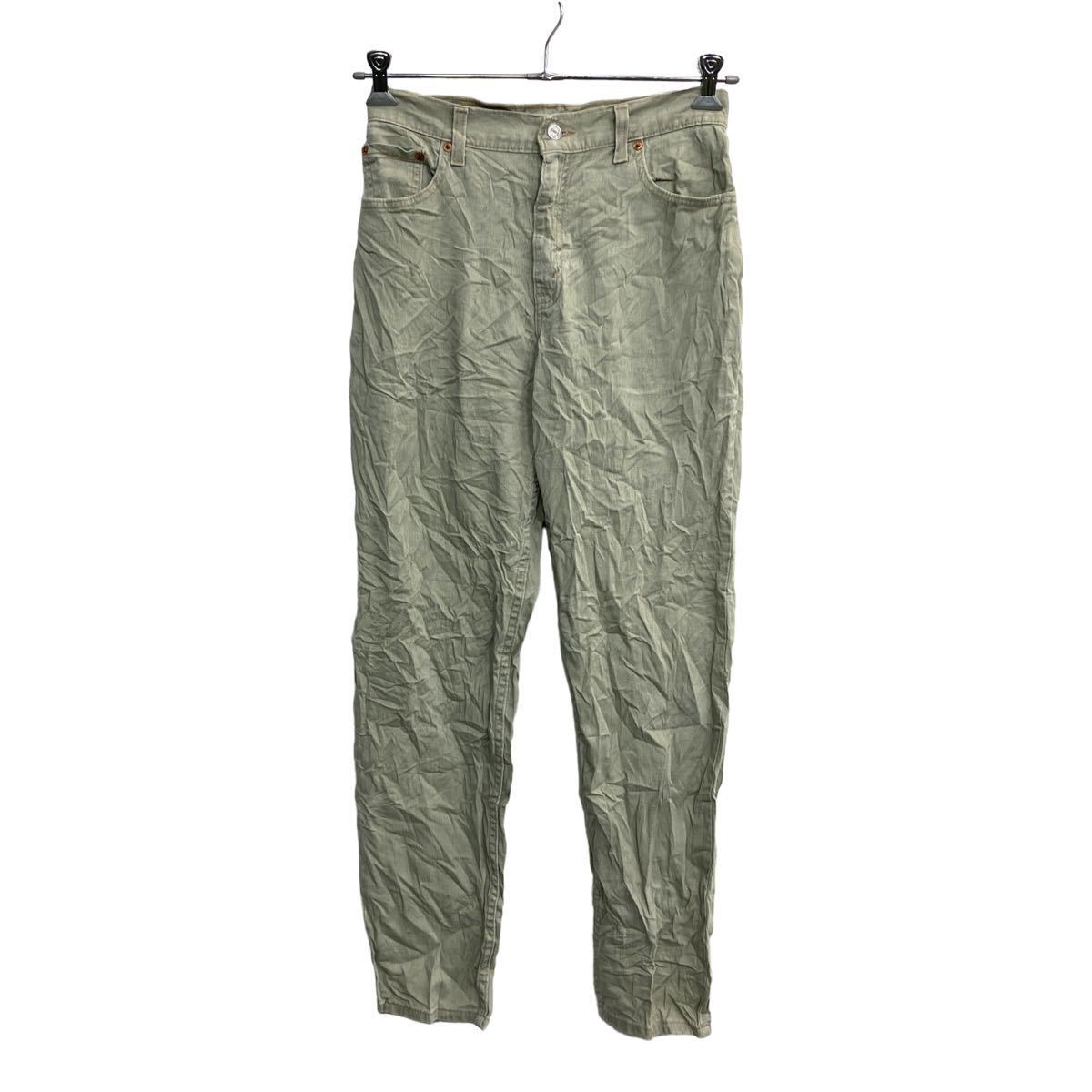 Other - 【中古】【古着】 Levi's 550 デニムパンツ W29 リーバイス リラックスフィット レディース ライトグリーン USA製 古着卸 アメリカ仕入 2304-1688