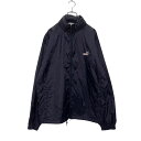 【中古】【古着】 PUMA ジップアップ ナイロン ジャケット M ネイビー プーマ スポーツ ロゴ 古着卸 アメリカ仕入れ a501-5161