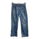 【中古】【古着】 Levi's 527 デニムパンツ W29 リーバイス ブーツ レディース ブルー 古着卸 アメリカ仕入 2304-1804