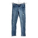 【中古】【古着】 Levi's デニムパンツ W27 リーバイス レディース ライトブルー 古着卸 アメリカ仕入 2304-1830