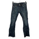 【中古】【古着】 Levi's デニムパンツ W29 リーバイス インディゴ ロウブーツ 古着卸 アメリカ仕入 2304-1899