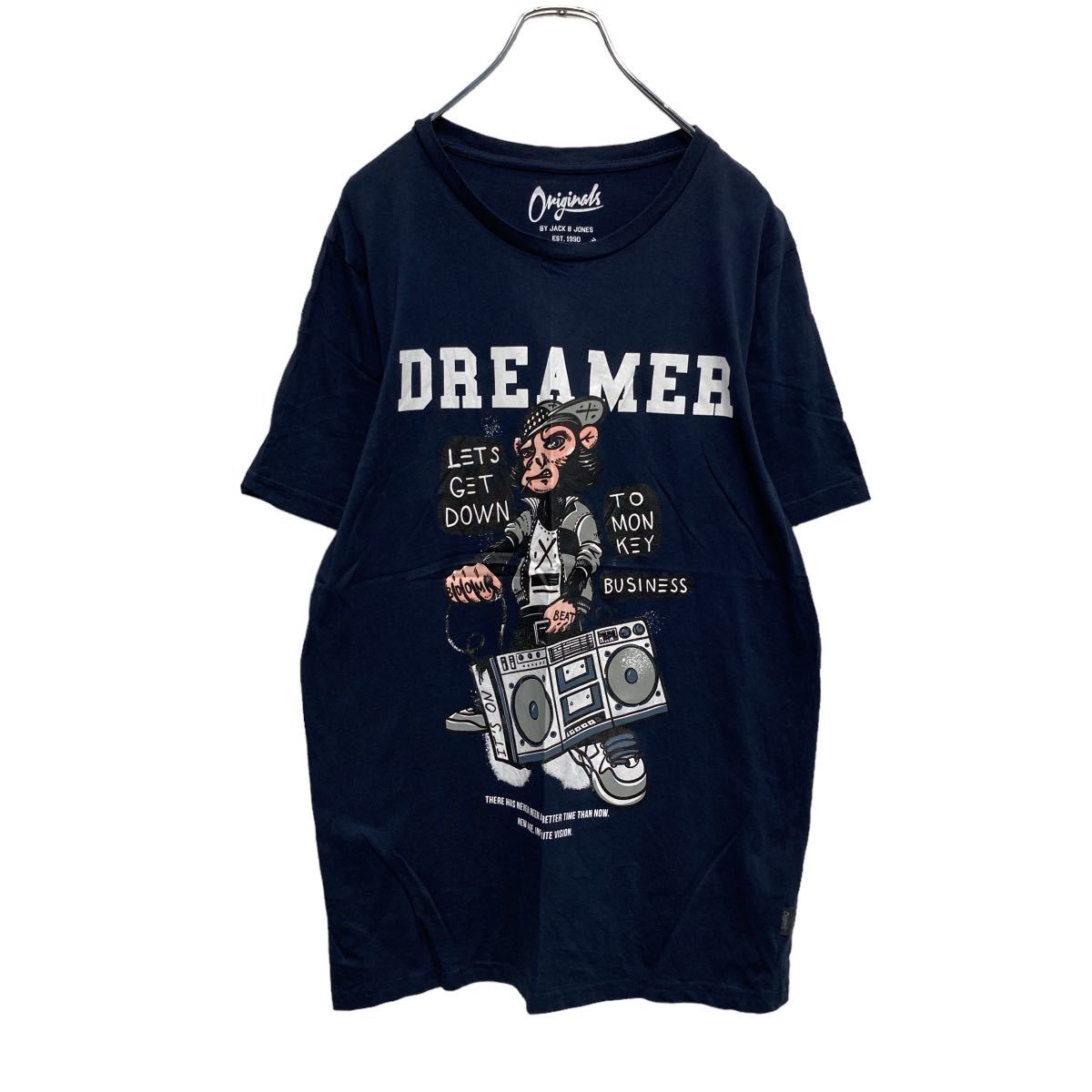 岰DEN㤨Originals by JACK & JONES Ⱦµ ץ T L ͥӡ 󥭡  Bboy 饸 hiphop 岷 ꥫ a504-6417פβǤʤ1,100ߤˤʤޤ