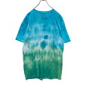【中古】【古着】 comfortsoft 半袖 Tシャツ L ブルー グリーン タイダイ 古着卸 アメリカ仕入 a505-5064