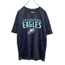 【中古】【古着】 NFL TEAM APPAREL 半袖 Tシャツ S グレー ホワイト グリーン アメフト フィラデルフィア イーグルス 古着卸 アメリカ仕入...