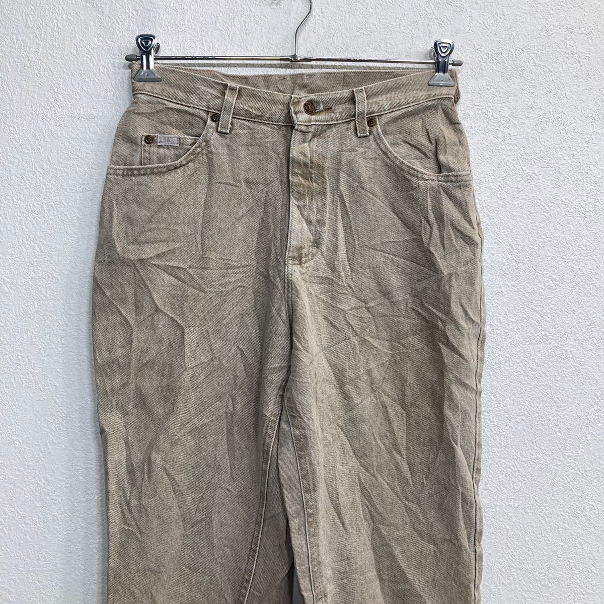 【中古】【古着】 Lee デニムパンツ W29 リー レディース ベージュ 古着卸 アメリカ仕入 2305-284 2