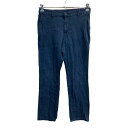 【中古】【古着】 Dickies ワークパンツ W31 ディッキーズ レディース ネイビー 古着卸 アメリカ仕入 2305-533