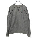 【中古】【古着】 FILA ロゴスウェット Mサイズ フィラ スポーツ トレーナー 灰色 グレー 古着卸 アメリカ仕入 a505-5599