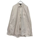 【中古】【古着】 TOMMY HILFIGER 長袖 チェック シャツ 2XL ベージュ トミーヒルフィガー ビッグサイズ 古着卸 アメリカ仕入 a505-56...