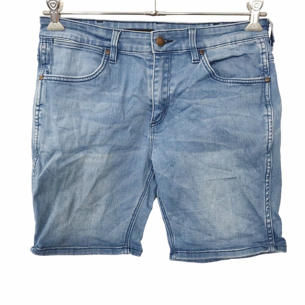 Rakuten - 【中古】【古着】 Wrangler ハーフパンツ W32 ラングラー ブルー 古着卸 アメリカ仕入 2305-600