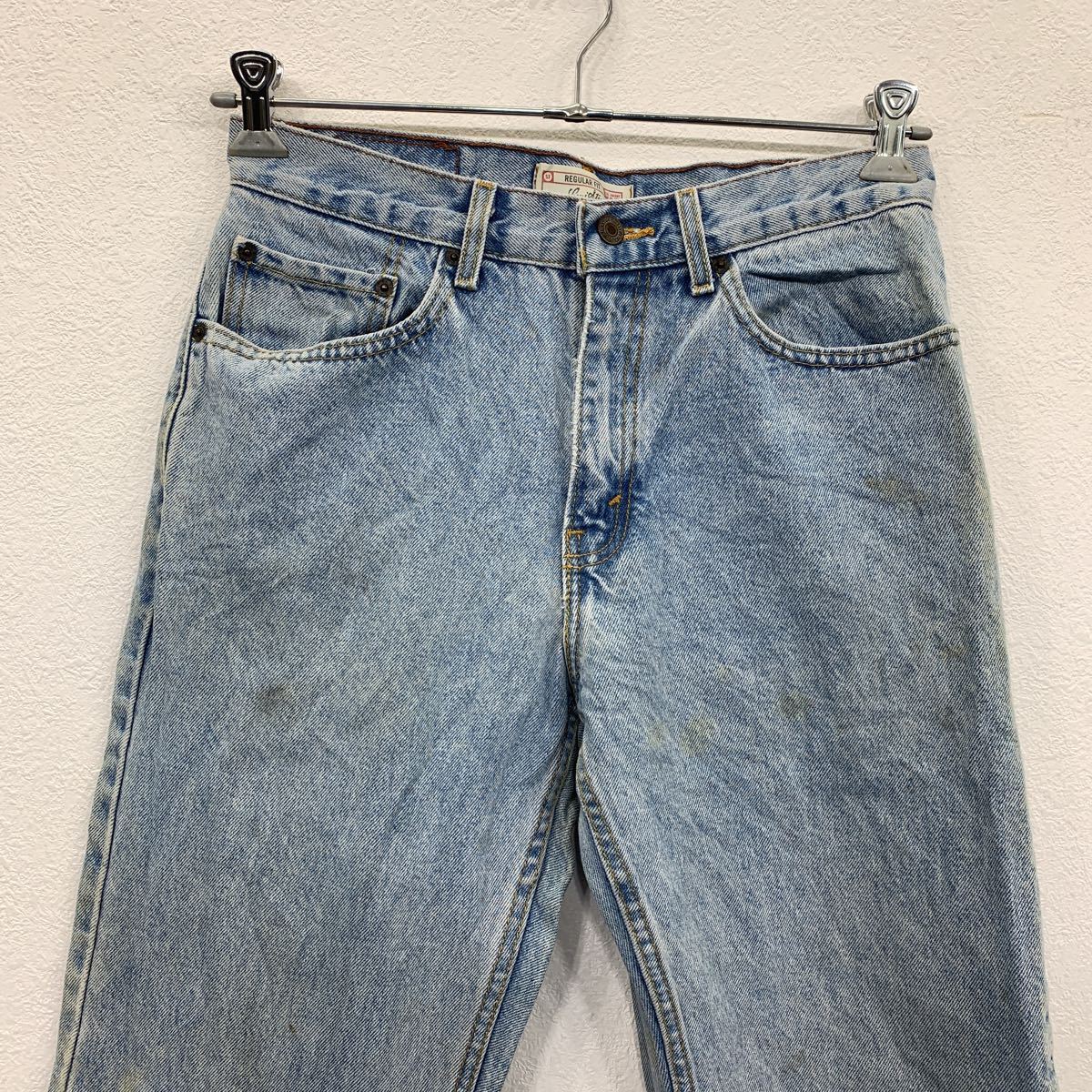 【中古】【古着】 デニムパンツ W32 ライトブルー レギュラーフィット 古着卸 アメリカ仕入 2305-636