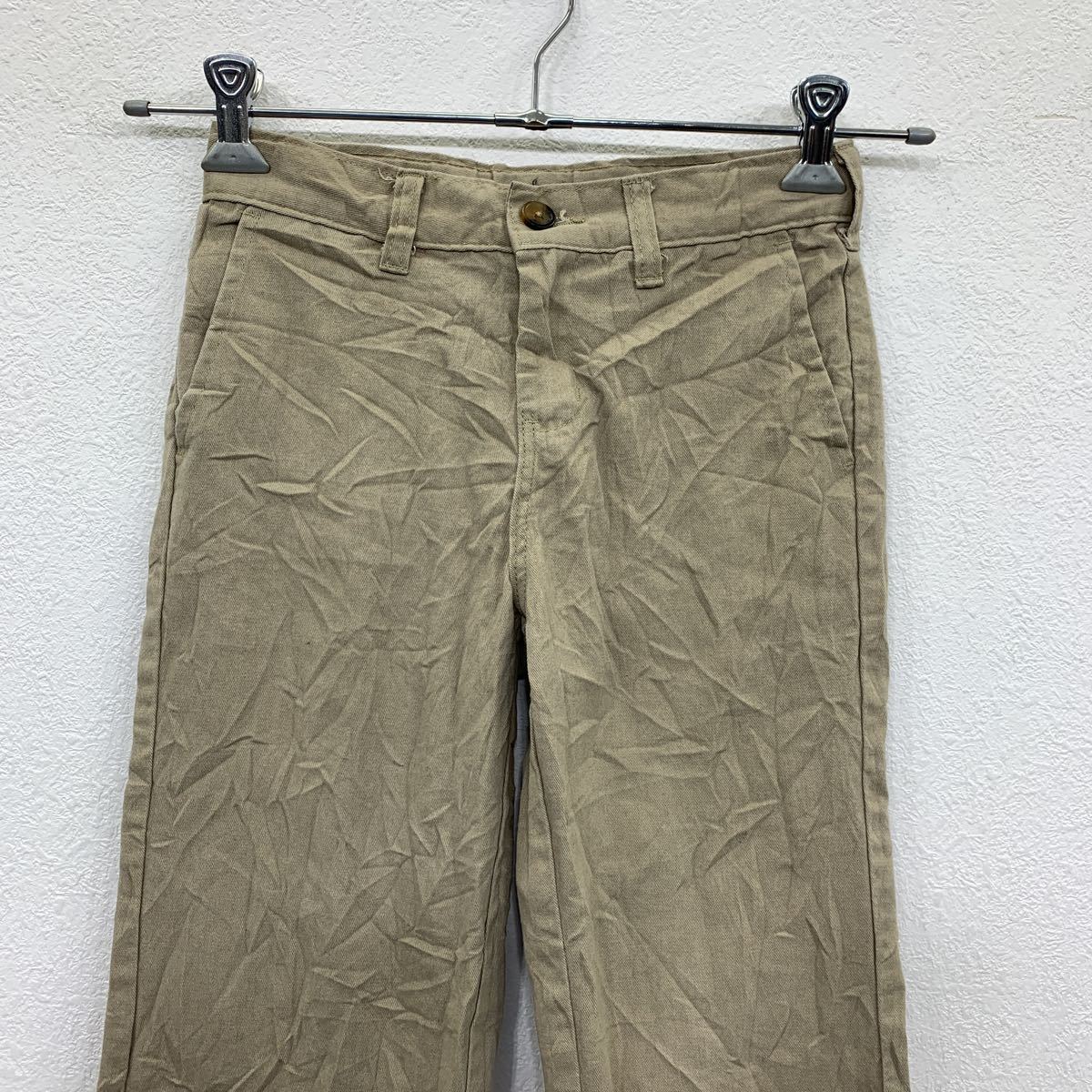 【中古】【古着】 Dickies ワーク・ペインターパンツ W24 ディッキーズ ベージュ 古着卸 アメリカ仕入 2305-643