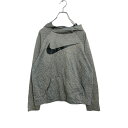 【中古】【古着】 NIKE スウェットパーカー キッズ XL 150-160 グレー ドライフィット ナイキ スポーツ 古着卸 アメリカ仕入れ a404-5541