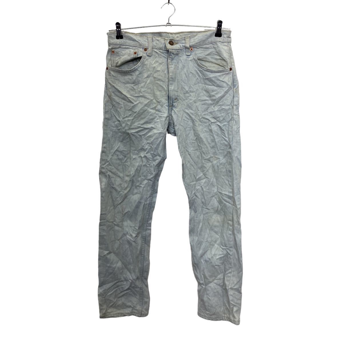 【中古】【古着】 Levi's 505 デニムパンツ W33 リーバイス アメリカ製 90s vintage インディゴブルー 古着卸 アメリカ仕入 2305-1217
