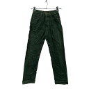 【中古】【古着】 Lee チノパンツ W26 リー グリーン デニムパンツ ワンポイントロゴ 古着卸 アメリカ仕入 2305-1453