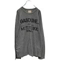 【中古】【古着】 OLD NAVY 長袖 プリント Tシャツ L グレー ブラック サーマル オールドネイビー ロンT 古着卸 アメリカ仕入れ a407-5914