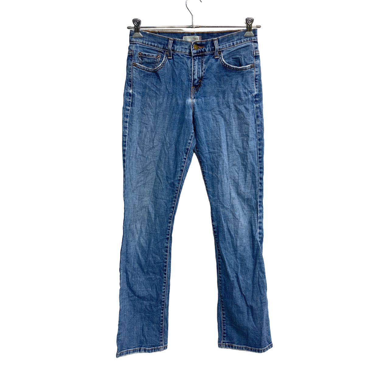 【中古】【古着】 Levi's 505 デニムパンツ W29 リーバイス レディース ストレートレグ ブルー 古着卸 アメリカ仕入 2305-1482