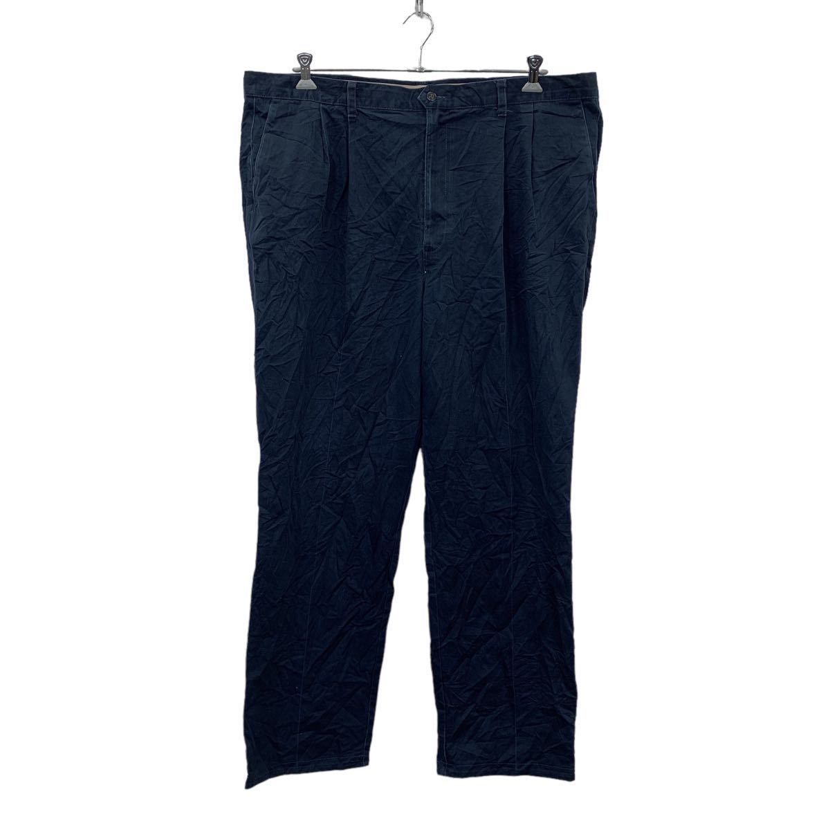 【中古】【古着】 DOCKERS チノパンツ W44 ドッカーズ ネイビー ビッグサイズ コットンパンツ 古着卸 アメリカ仕入 2305-1554
