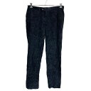 【中古】【古着】 Hiltl コーデュロイパンツ W35 ブラック 古着卸 アメリカ仕入 2305-1619(4)
