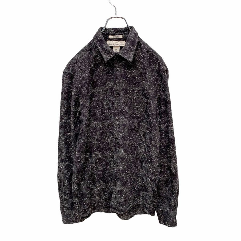 【中古】【古着】 H&M 長袖シャツ Sサイズ エイチアンドエム 黒 ブラック系 古着卸 アメリカ仕入れ a409-5237