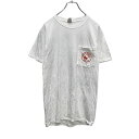 【中古】【古着】 FRUIT of the LOOM 半袖 プリント Tシャツ S ホワイト POCO BUENO フィッシュ 魚 古着卸 アメリカ仕入 a50...