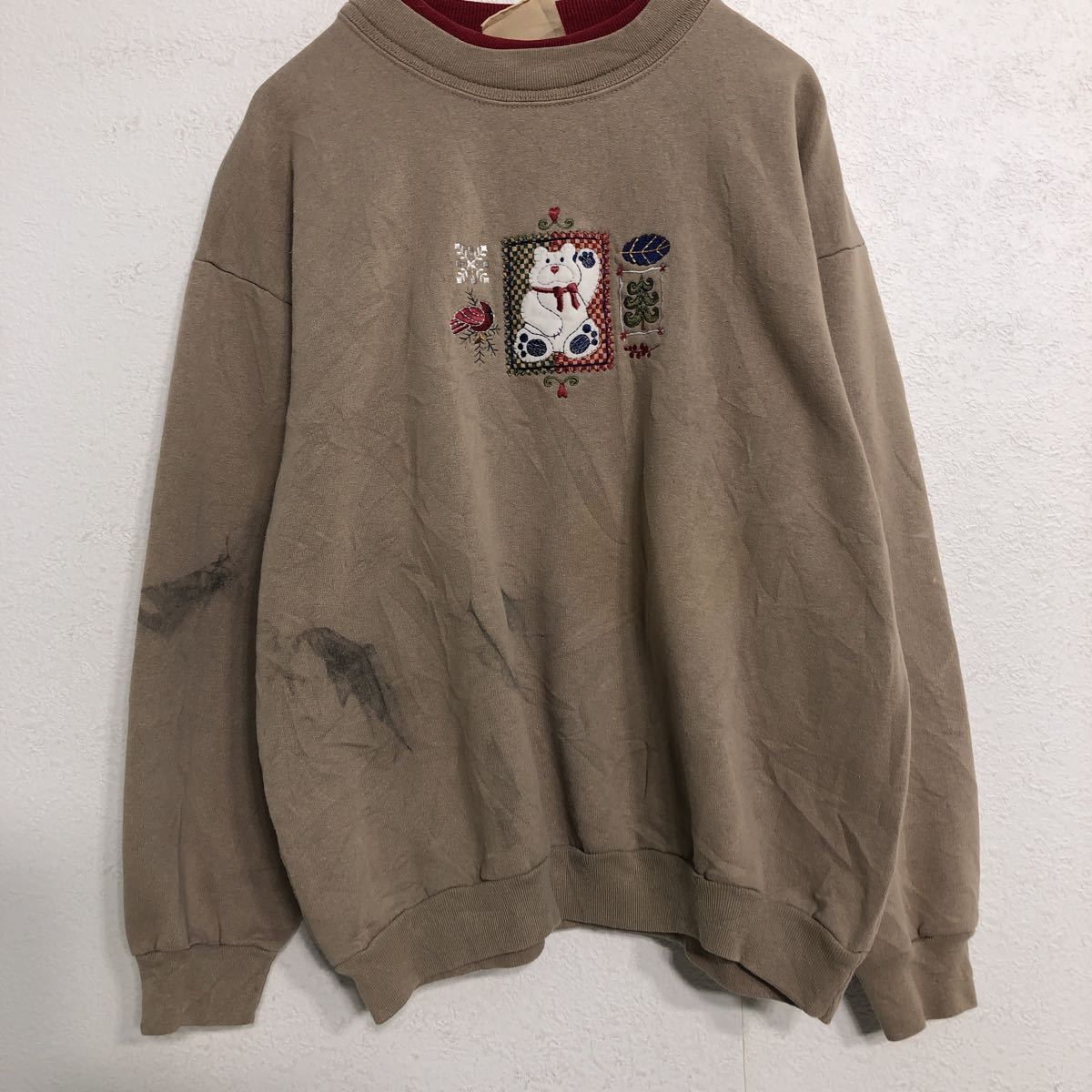 ����šۡڸ���� ���֥�ͥå� �������åȥȥ졼�ʡ� ��ǥ����� L ��ȥ� ����ȥ꡼ 80s 90s ���岷 ����ꥫ������ �֥饦�� �� Ļ �ɽ� ���岷 ����ꥫ������ a412-5538