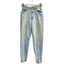 【中古】【古着】 Levi's 521 デニムパンツ W29 リーバイス レディース デーパードフィット ライトブルー 古着卸 アメリカ仕入 2305-1826