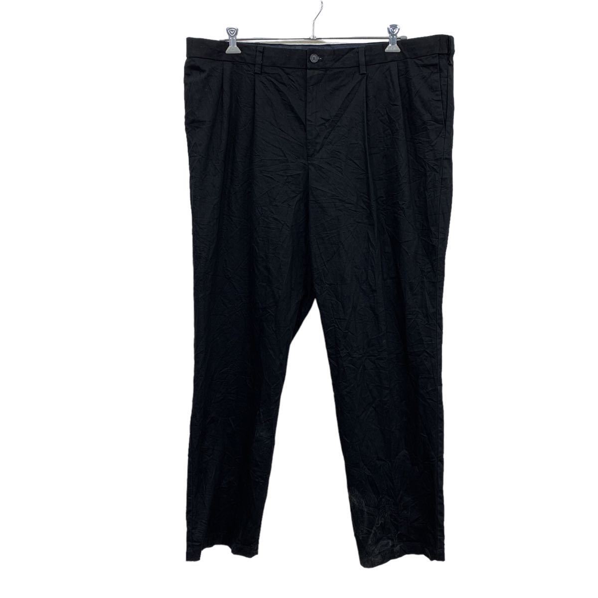 【中古】【古着】 DOCKERS チノパンツ W44 ドッカーズ ブラック ビッグサイズ 古着卸 アメリカ仕入 2305-2002