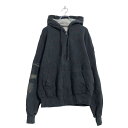 【中古】【古着】 Champion 無地 スウェット パーカー S ブラック チャンピオン ジップアップ シンプル 古着卸 アメリカ仕入 a505-7166