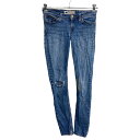 【中古】【古着】 Levi's デニムパンツ W30 リーバイス レディース スキニー ブルー 古着卸 アメリカ仕入 2305-2239