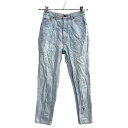 【中古】【古着】 Levi's デニムパンツ W26 リーバイス レディース ライトブルー 古着卸 アメリカ仕入 2305-2247