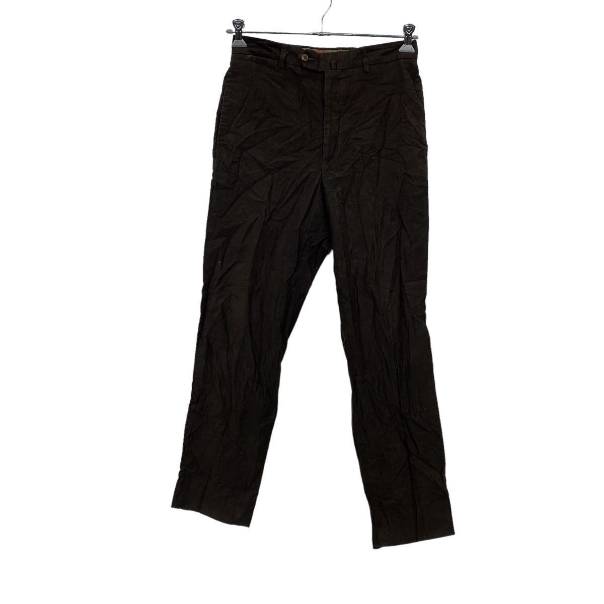 【中古】【古着】 チノパンツ W40 ブラウン シンプル 無地 裏チェック 古着卸 アメリカ仕入 2306-323