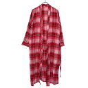 【中古】【古着】 cyberjammies チェック ガウン M位 レッド ピンク サイバージャミーズ 古着卸 アメリカ仕入 a506-5440