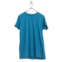 【中古】【古着】 半袖 Tシャツ M ブルー スリムフィット 無地 夏 シンプル 古着卸 アメリカ仕入 a506-6166