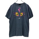 【中古】【古着】 DESIGNED BY J!NX 半袖 キャラクターTシャツ M〜 ブルー Blizzard ゲームキャラ 古着卸 アメリカ仕入 a506-6...