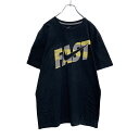 【中古】【古着】 NIKE 半袖 プリント Tシャツ M ブラック グレー イエロー ナイキ ロゴ スポーツ ストリート 古着卸 アメリカ仕入 a506-625...