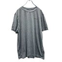 【中古】【古着】 Reebok プリント ロゴ スポーツTシャツ Mサイズ リーボック ポリエステル 灰色 グレー 古着卸 アメリカ仕入 a506-6261
