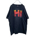 【中古】【古着】 Quik Silver 半袖 プリントTシャツ Lサイズ クイックシルバー サーフ 黒 ブラック 古着卸 アメリカ仕入 a506-6288