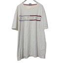 【中古】【古着】 TOMMYHILFIGER 半袖 プリントTシャツ XL ホワイト ブラック レッド トミーヒルフィガー 古着卸 アメリカ仕入 a506-65...