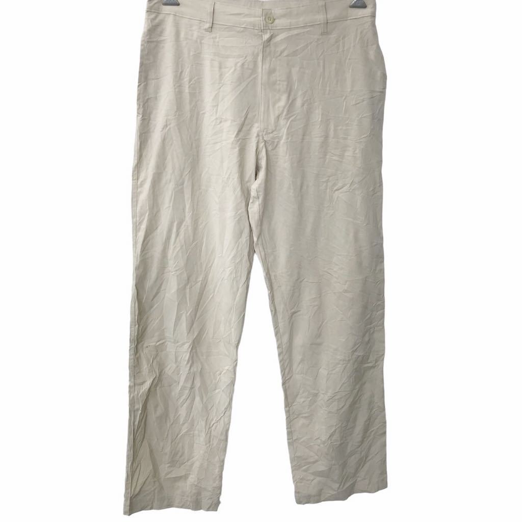 【中古】【古着】 Champion ロングパンツ W34 チャンピオン ベージュ系 古着卸 アメリカ仕入 2306-1208