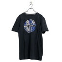 【中古】【古着】 NIKE 半袖 プリント Tシャツ S ブラック ナイキ バスケットボール スポーツ 古着卸 アメリカ仕入 a506-6894