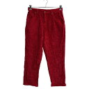 【中古】【古着】 BILLBLASS コーデュロイパンツ W32 ストレッチ レッド 古着卸 アメリカ仕入 2306-1563