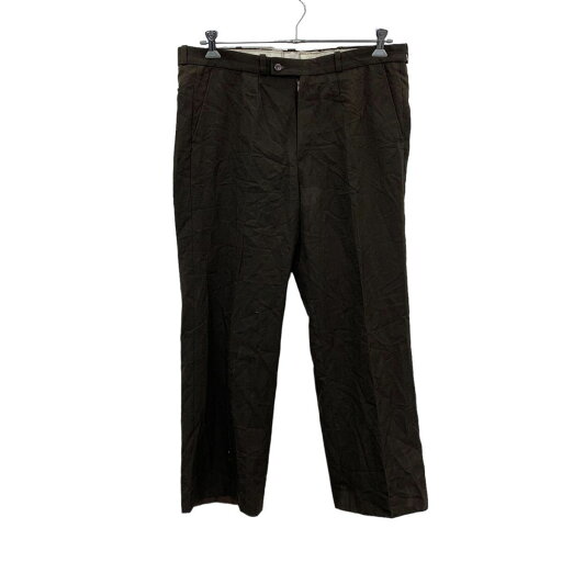 【中古】【古着】 スラックスパンツ W38 ブラウン タック ビッグサイズ 無地 古着卸 アメリカ仕入 2306-1613 【中古】【古着】 スラックスパンツ W38 ブラウン タック ビッグサイズ 無地 古着卸 アメリカ仕入 2306-1613