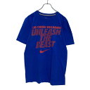 【中古】【古着】 NIKE 半袖 プリント Tシャツ S ブル