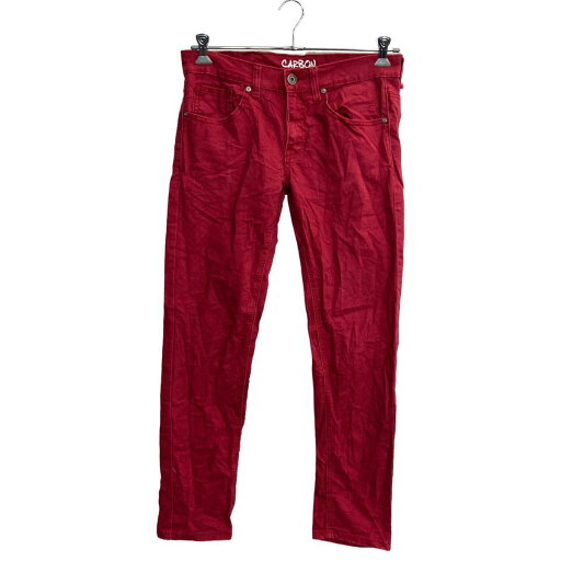【中古】【古着】 CARBON デニムパンツ W30 レッド 古着卸 アメリカ仕入 2307-554 【中古】【古着】 CARBON デニムパンツ W30 レッド 古着卸 アメリカ仕入 2307-554