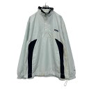 【中古】【古着】 ellesse ハーフジップ ナイロンジャケット M ライトブルー エレッセ 古着卸 アメリカ仕入 a507-5754