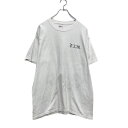 【中古】【古着】 Hanes 半袖 プリント Tシャツ M ホワイト ブラック イラスト HIPHOP ストリート 古着卸 アメリカ仕入 a507-5787