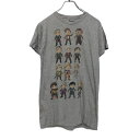 【中古】【古着】 DOCTOR WHO 半袖 キャラクター Tシャツ S ライトグレー ドクターフー イラスト 古着卸 アメリカ仕入 a507-6062